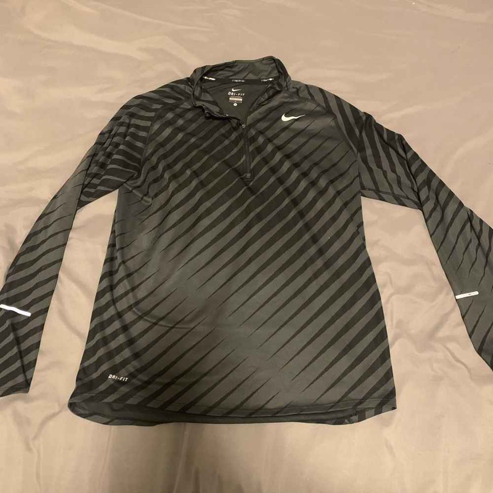 Men Nike running quarter zip size large
